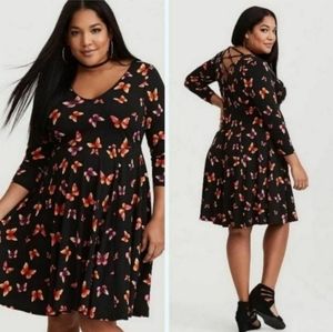 1x TORRID Butterfly Dress